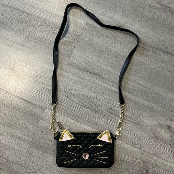 Betsy Johnson Cat Crossbody Clutch - Picture 1 of 6